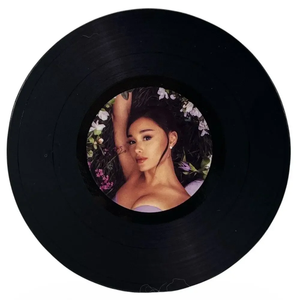 Ariana Grande Vinyl Record Coaster Set 6‑pc Limited Edition NEW No Box